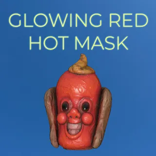 FASNACHT GLOWING RED HOT MASK
