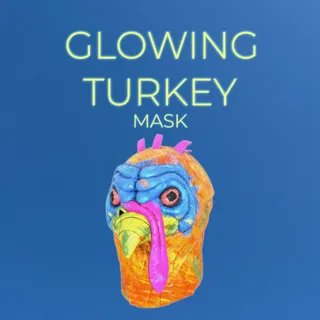 FASNACHT GLOWING  TURKEY MASK