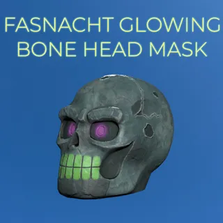 FASNACHT GLOWING BONE HEAD MASK