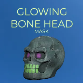 FASNACHT GLOWING BONE HEAD MASK