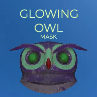 FASNACHT GLOWING OWL MASK