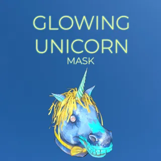 FASNACHT GLOWING UNICORN MASK