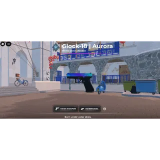Glock 18 Aurora Bloxstrike