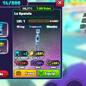 SW LE SPATULA | SPONGEBOB TOWER DEFENSE