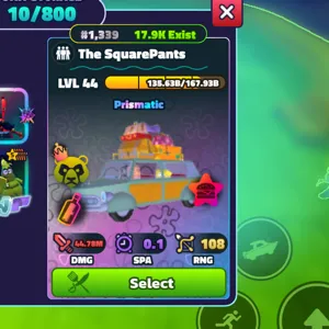 NC PP THE SQUAREPANTS