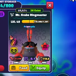 NC MR. KRABS RINGMASTER