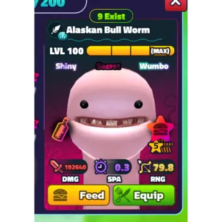 SW 5* SF PP MAX LVL BULL WORM | SPONGEBOB TOWER DEFENSE