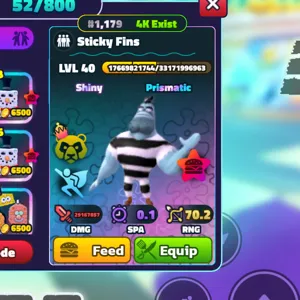 SHINY NC PP STICKY FINS