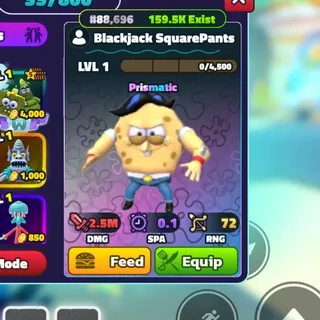 BLACKJACK SQUAREPANTS