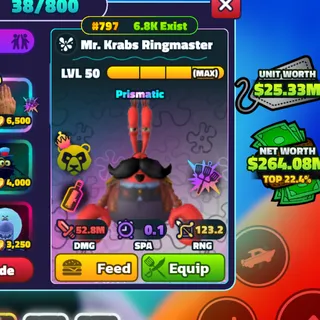 GOLDMR. KRABS RINGMASTER