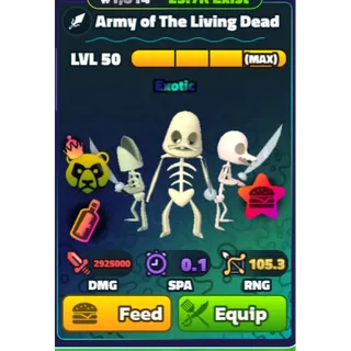 NC PP ARMY OF THE LIVING DEAD