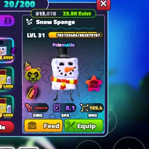 NC PP SNOW SPONGE | STBD