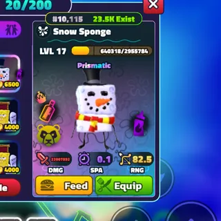 NC P SNOW SPONGE | SBTD