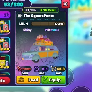 SHINY THE SQUAREPANTS