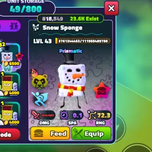 NC PP SNOW SPONGE