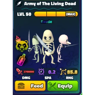 NC ARMY OF THE LIVING DEAD