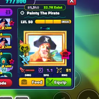 PP MAX PAINTY THE PIRATE