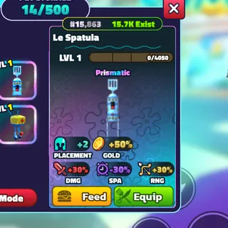 LE SPATULA | SPONGEBOB TOWER DEFENSE