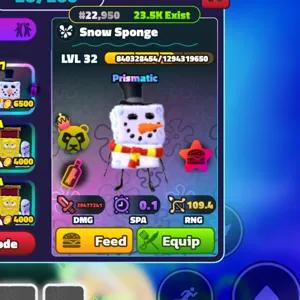 NC PP SNOW SPONGE | SBTD