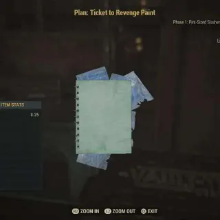 Ticket to Revenge Paint Plan [PS4/PS5] Online Now