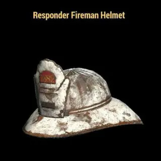 Fallout 76 PS4 - Responder Fireman Helmet (FAST DELIVERY / ONLINE NOW).