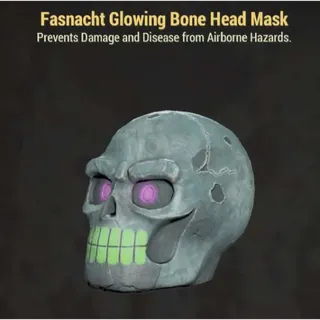 PC Fasnacht Glowing Bone Head Mask