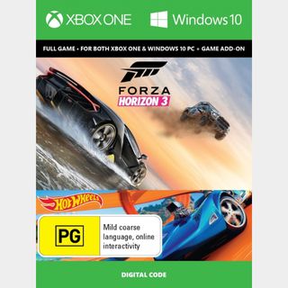Fuerza eje anfitrión Forza Horizon 3 + Hot Wheels DLC Xbox One Key Global - XBox One Games -  Gameflip