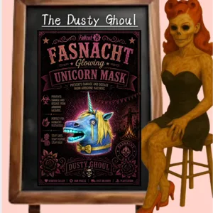 Fasnacht Glowing Unicorn