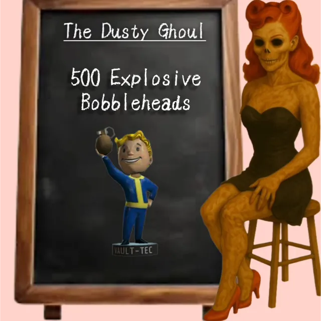 Explosive Bobble heads - Fallout 76 Game Item - Gameflip