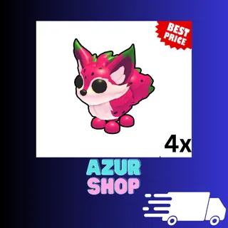 4x DRAGON FRUIT FOX
