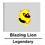 Blazing lion