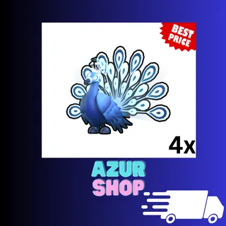 4x Moonbeam Peacock