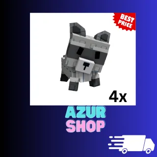 4x Raccoon Grow a Garden