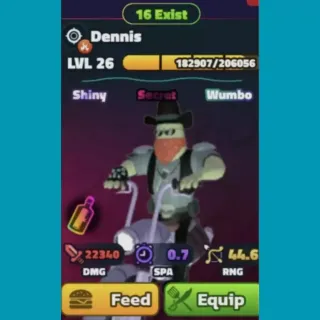SF SHINY WUMBO DENNIS - SPONGEBOB TOWER DEFENSE