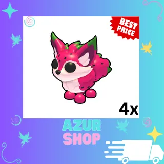 4x DRAGON FRUIT FOX
