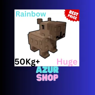 Rainbow Huge Capybara 50KG Grow a Garden