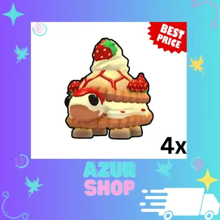 4x Strawberry Tortle