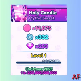 MYTHIC Holy Candle