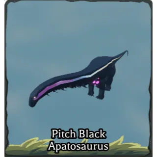 Pitch Black Apatosaurus