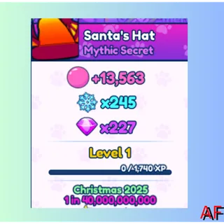 MYTHIC Santa's Hat