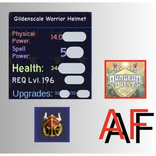 Gildenscale Warrior Helmet (BLUE)