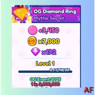 MYTHIC OG Diamond Ring