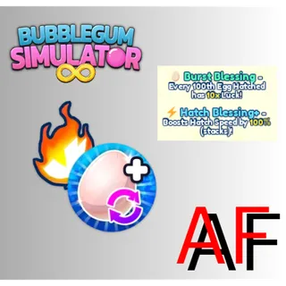 Super Legendary Burst Blessing & Hatch Blessing+