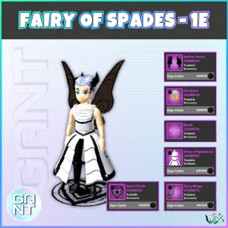 Fairy of Spades - 1E (Black) Set