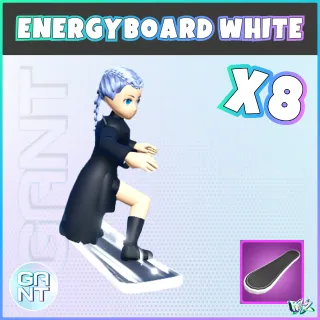 8x White Energy Board Mount