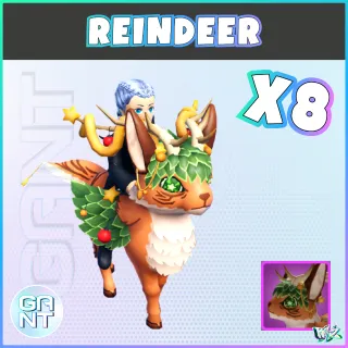 8x Reindeer Mount