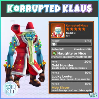 Korrupted Klaus - Perfect Farmer Pet (Mob)