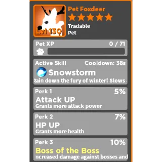 Foxdeer - BoB (Perfect Stats)