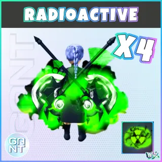 4x Radioactive Aura