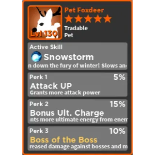 Foxdeer - BoB (Perfect Stats)